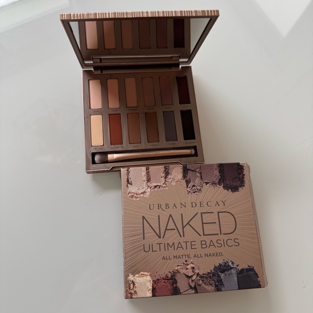 New Unused Urban Decay Ultimate Basics Matte Eyeliner Eyeshadow Makeup Palette